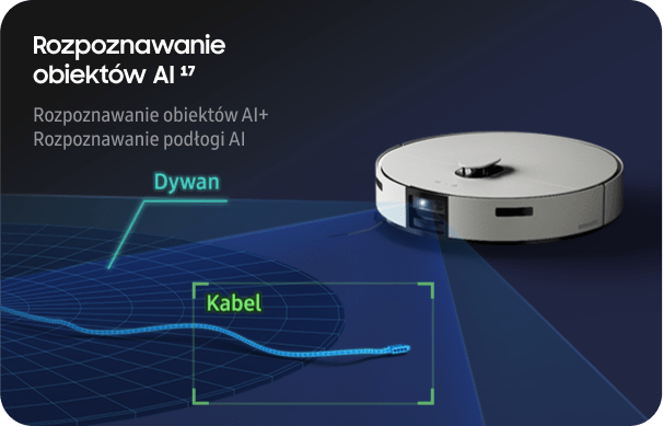 розпізнавання об'єктів і типу підлоги роботом-прибиральником VR7MD97714G/GE