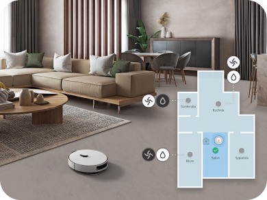 Налаштуйте налаштування прибирання відповідно до способу використання окремих приміщень