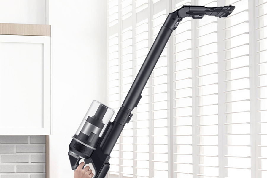 Очищення жалюзі гнучким наконечником пилососа Samsung VS20C9554TK/GE з RTV Euro AGD