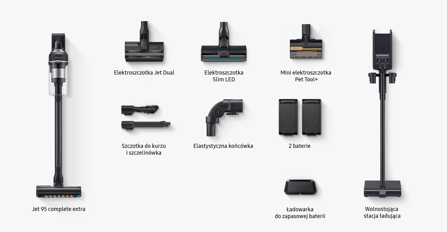 Набір аксесуарів для пилососа Samsung VS20C9554TK/GE з RTV Euro AGD