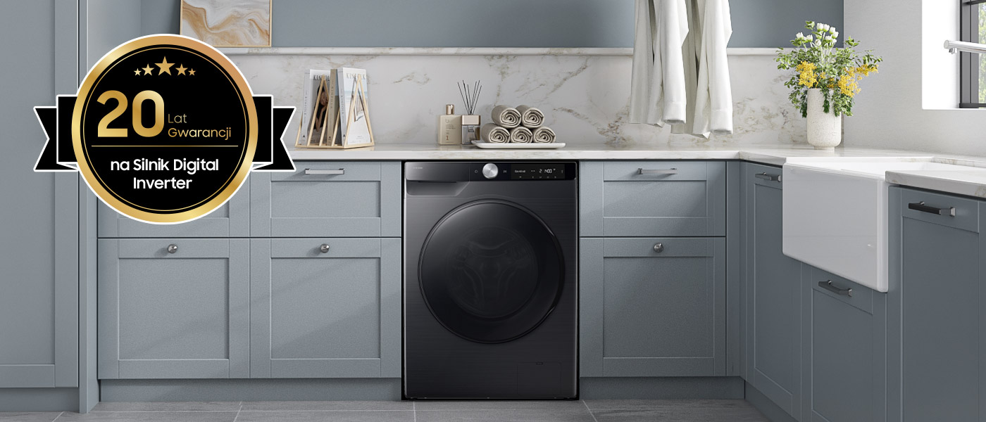Прально-сушильна машина WD90DG6G94BBU4 з цифровим інверторним двигуном
