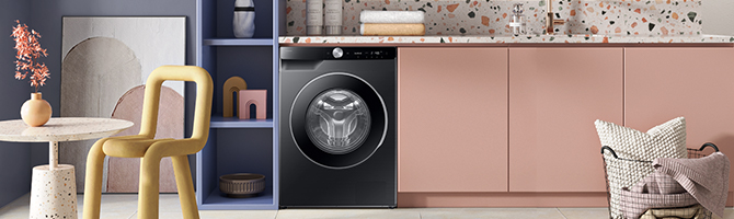 Пральна машина Samsung Bespoke AI WW90DG6U25LBU4 в пропозиції Rtv Euro Agd Пральна машина Samsung Bespoke AI WW90DG6U25LBU4 в пропозиції Rtv Euro Agd