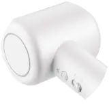 Крупний план задньої частини та ручки фена Sencor, на якому показано регулятори потоку повітря та температури.