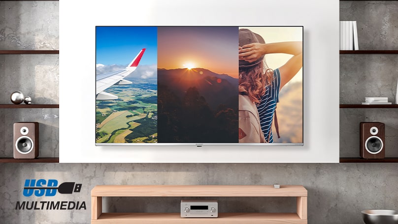 4K ULTRA HD QLED SHARP GOOGLE TV