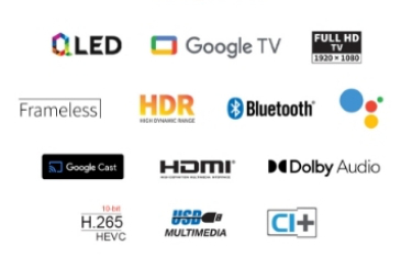 4K ULTRA HD QLED SHARP GOOGLE TV