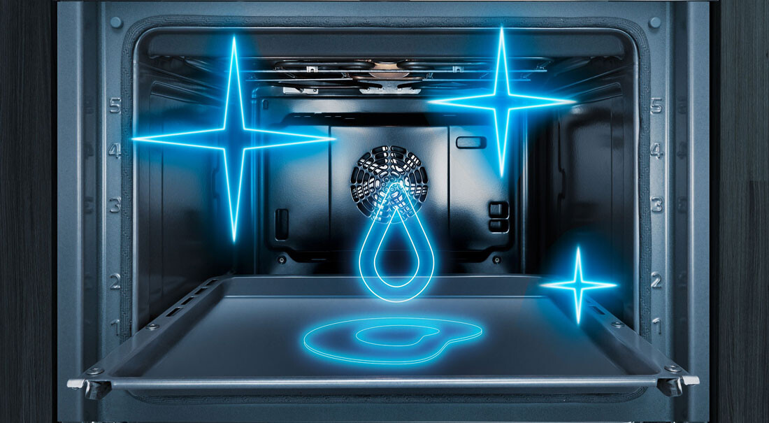 Очищення humidClean Plus - легке і швидке очищення духовки