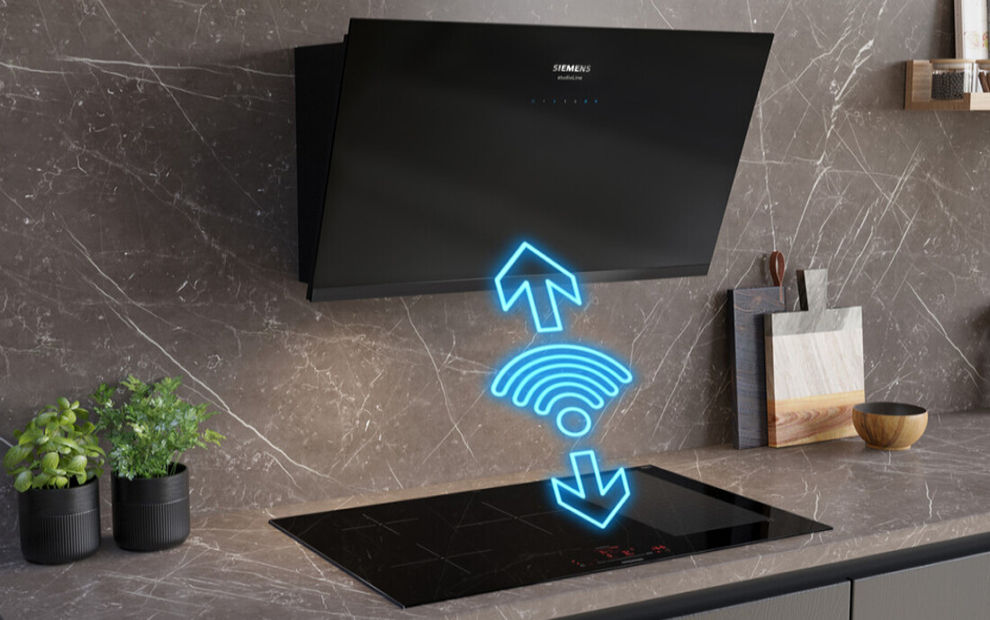 cookConnect – zarządzaj swoim okapem z płyty grzewczej