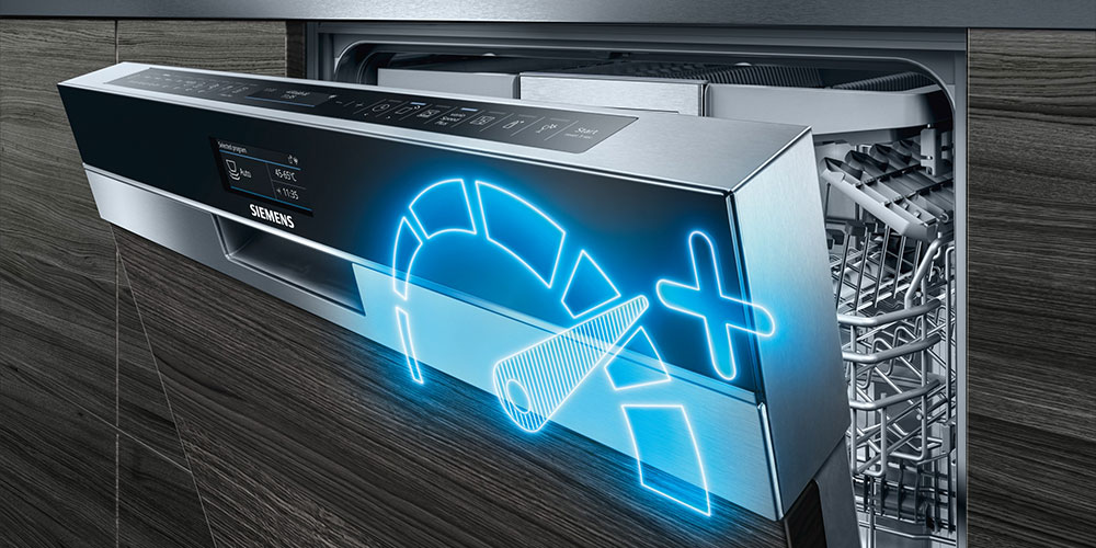 varioSpeed ​​Plus - nawet trzykrotnie przyśpieszenie cyklu zmywania, z możliwością zdalnej aktywacji dzięki Home Connect