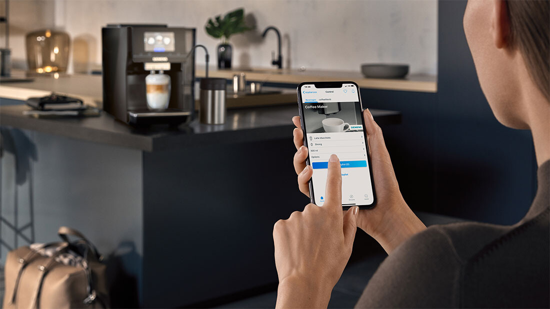 Home Connect — подключитесь к кофемашине с помощью приложения