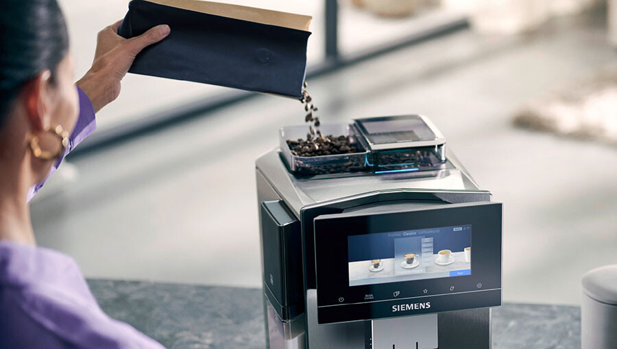 система DualBean - два контейнери для кави в зернах.