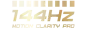 Logo trybu 144Hz Motion Clarity w telewizorach TCL