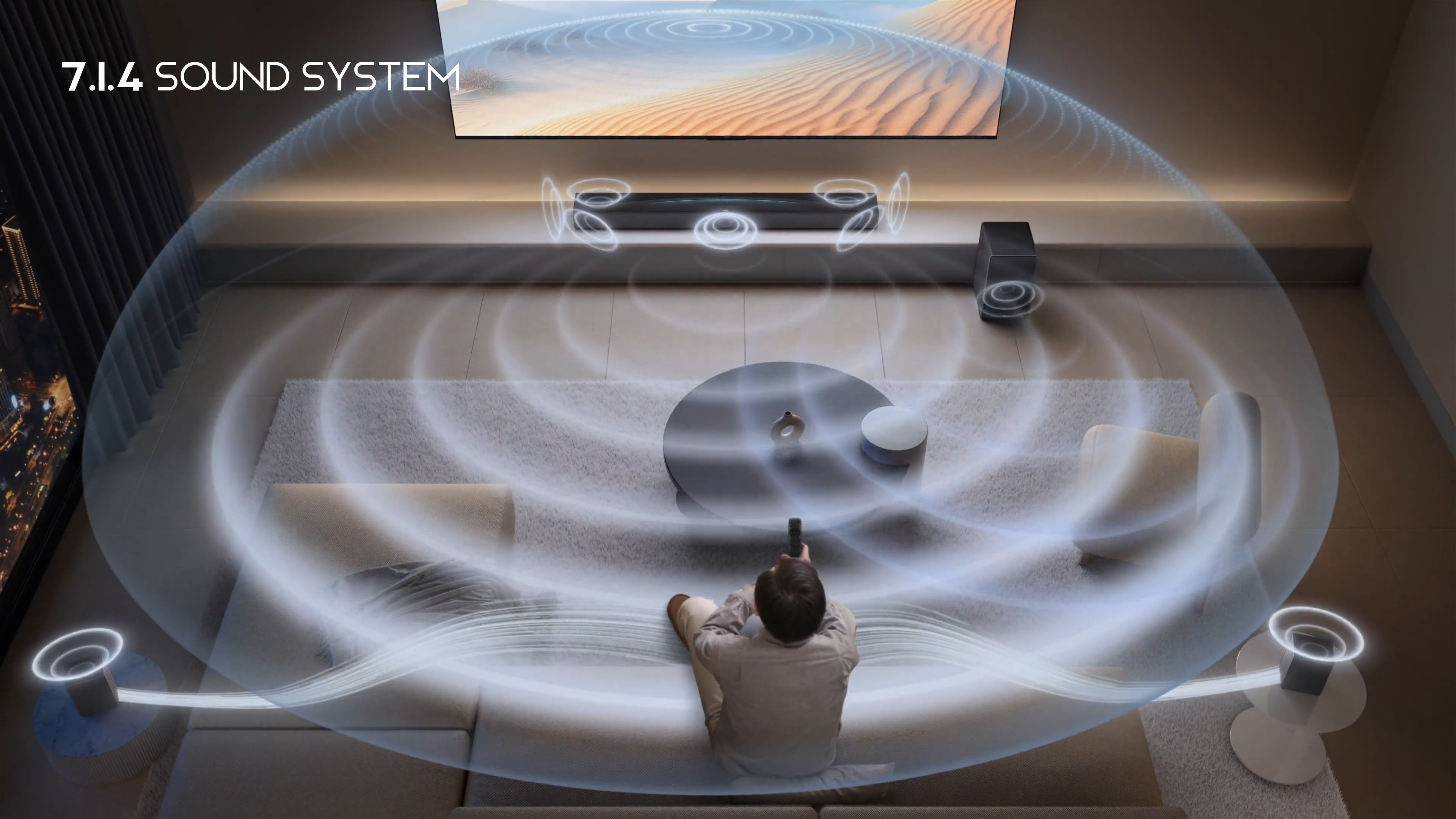 Звук 5.1.2 з бездротовим сабвуфером