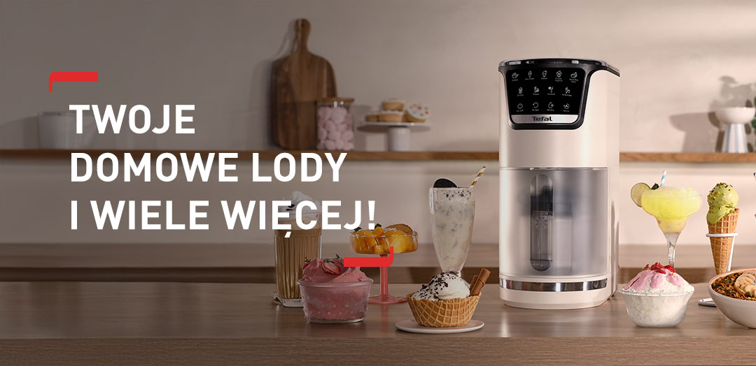 На кухонній стільниці стоїть машина для морозива Dolci IG602A, поруч — формочки для морозива та вафлі.