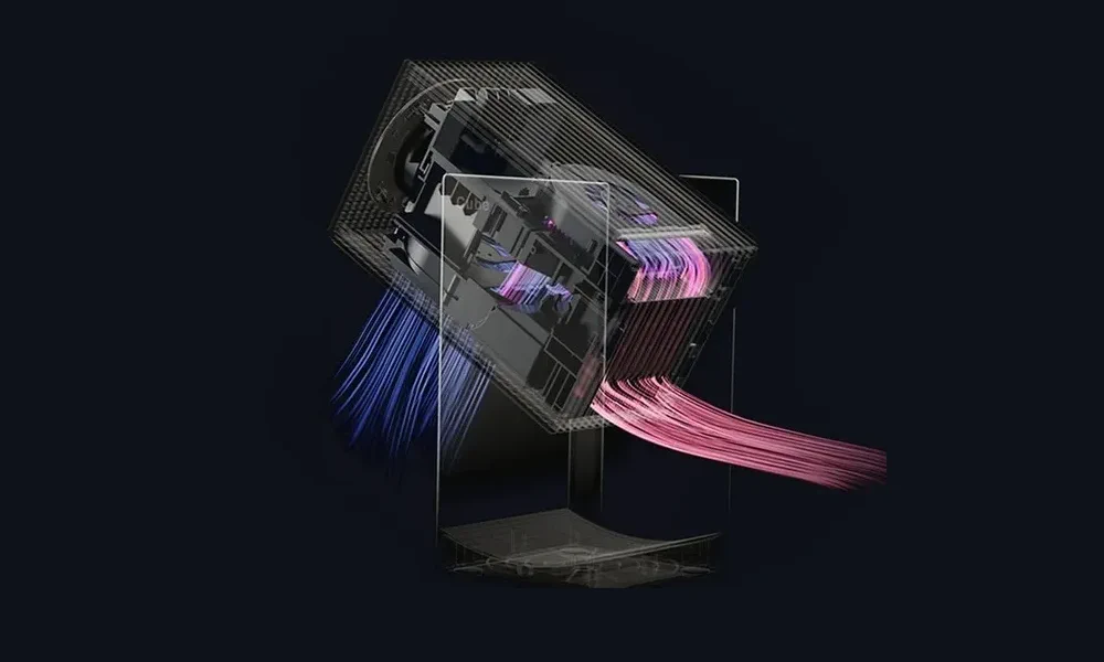 тиха конструкція проектора Wanbo Cube 2 Pro із системою охолодження