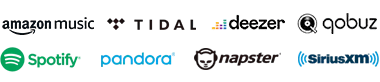 Tidal, Spotify, Deezer i Qobuz