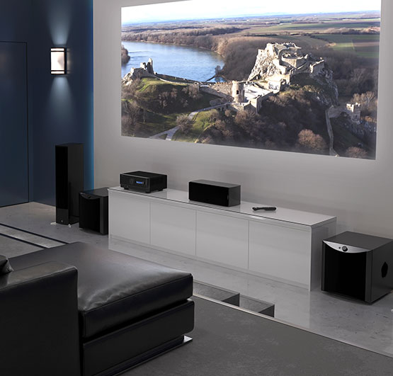 Zestaw kina domowego Yamaha RX-V4A + Indiana Line Nota 550 X