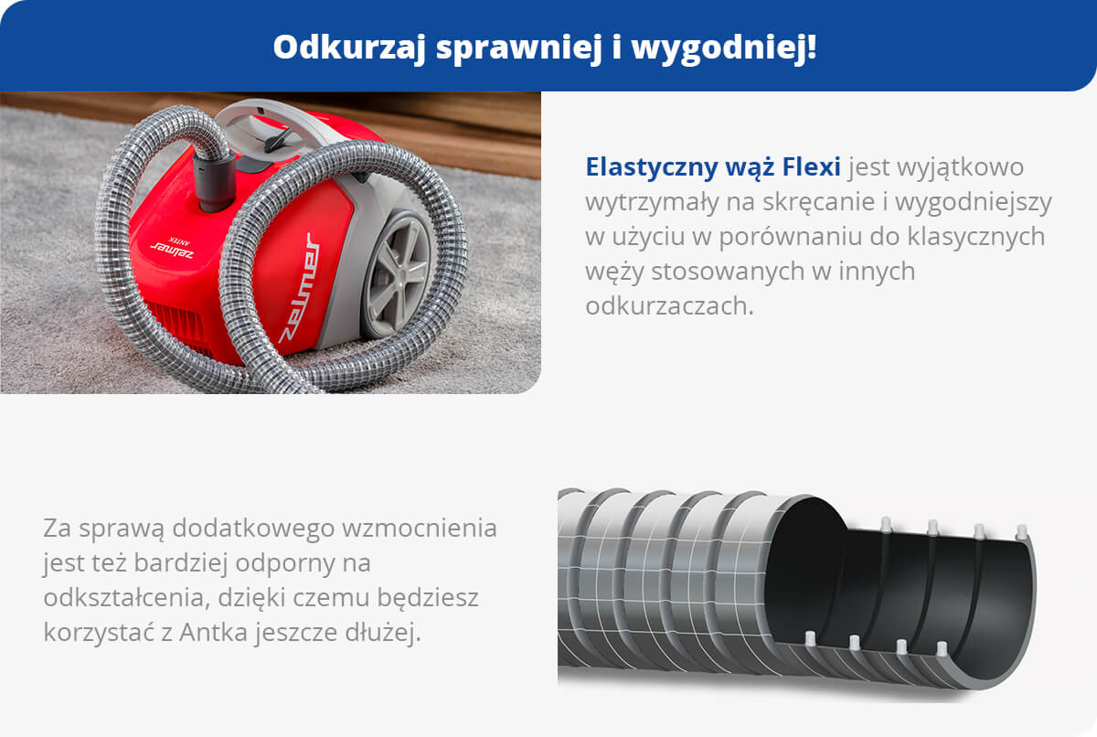 Odkurzaj sprawniej i wygodniej!