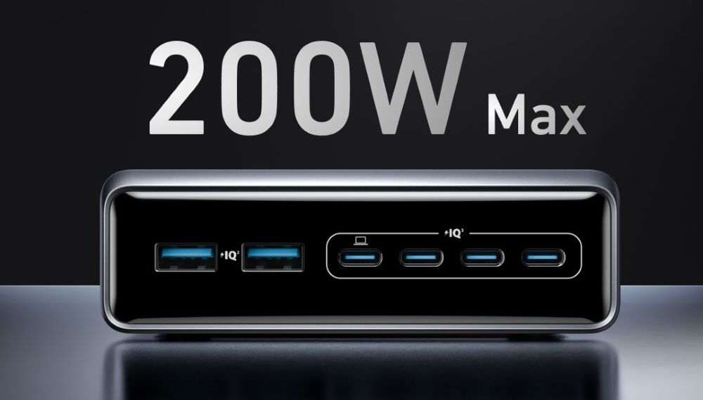 Anker - Anker Prime Chaerger 200w 6Ports GaN  ④ Anker Prime Charger (200W, 6 Ports, GaN) | 充電器の製品情報
