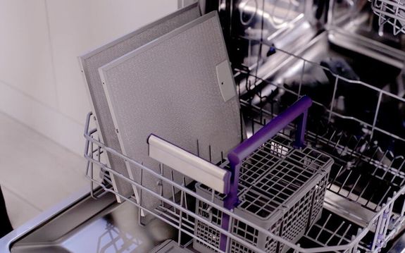 Zmywalny filtr przeciwtłuszczowy