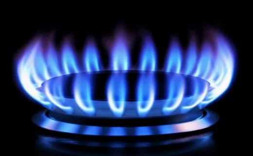 Крупний план газової варильної панелі