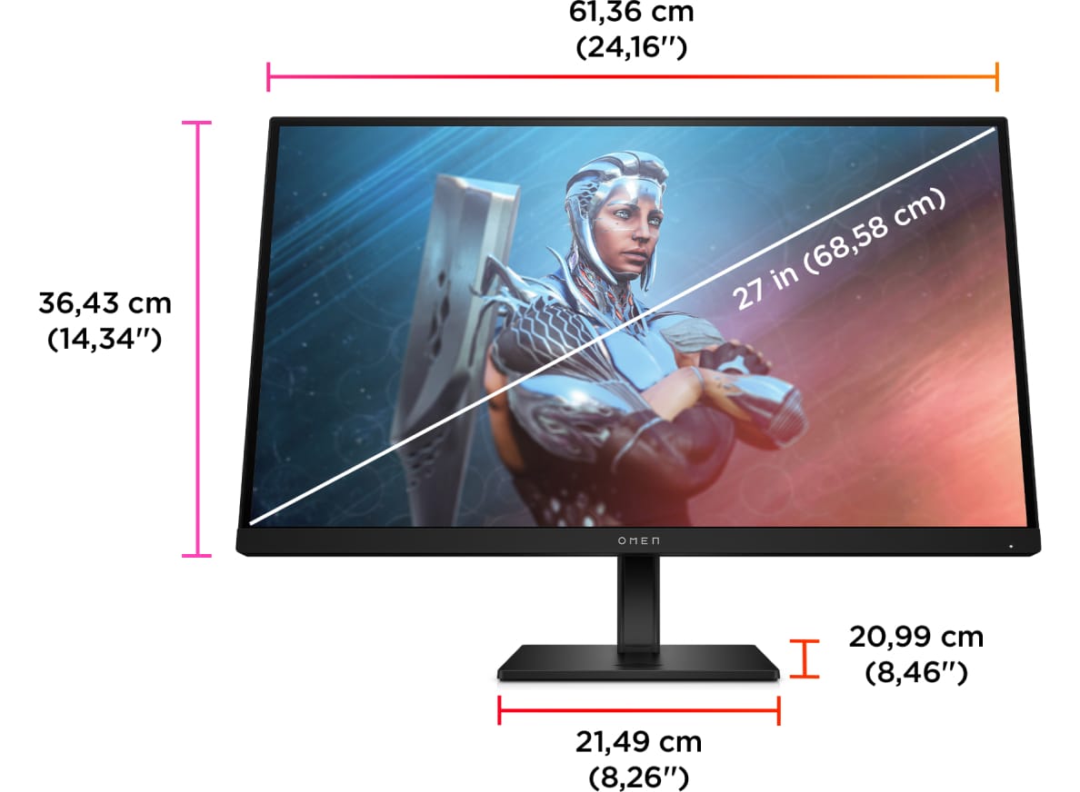 HP MONITOR GAMINGOWY OMEN 27