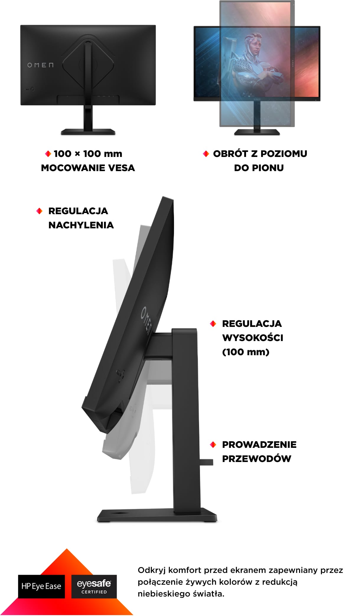 HP MONITOR GAMINGOWY OMEN 27