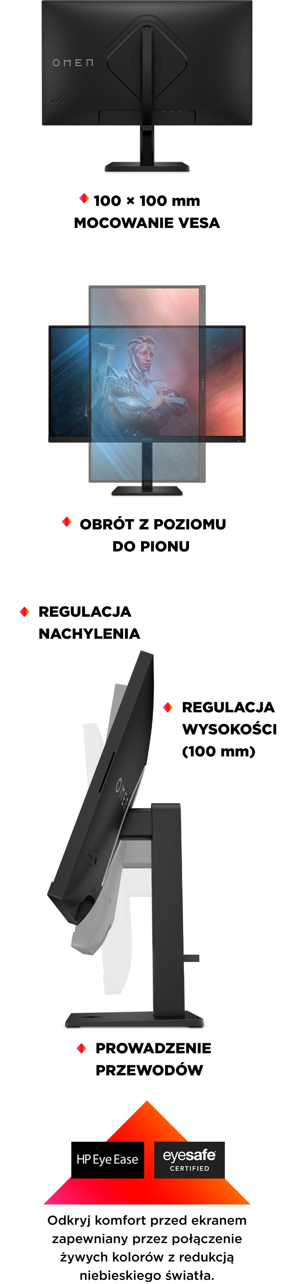 HP MONITOR GAMINGOWY OMEN 27