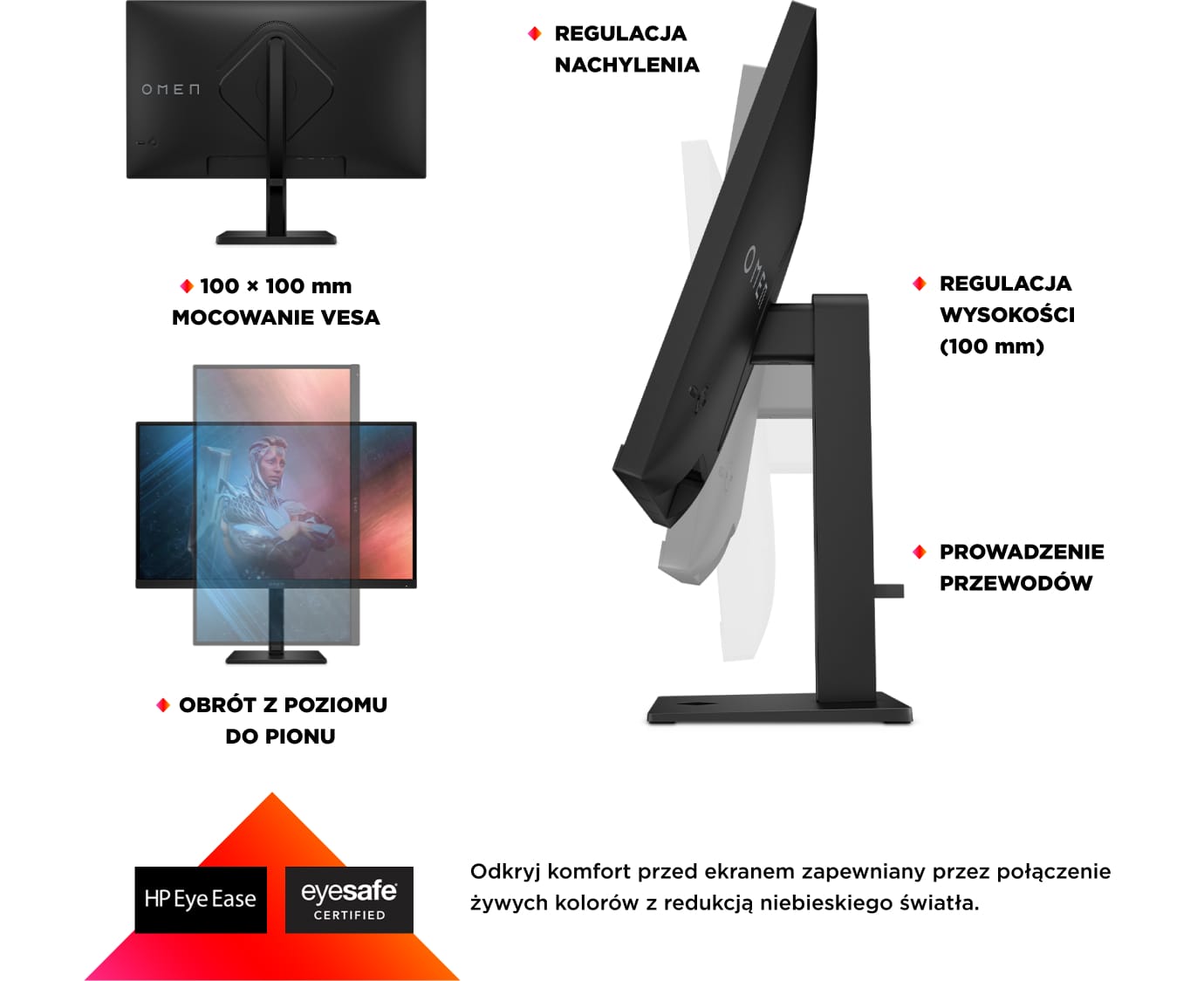 HP MONITOR GAMINGOWY OMEN 27