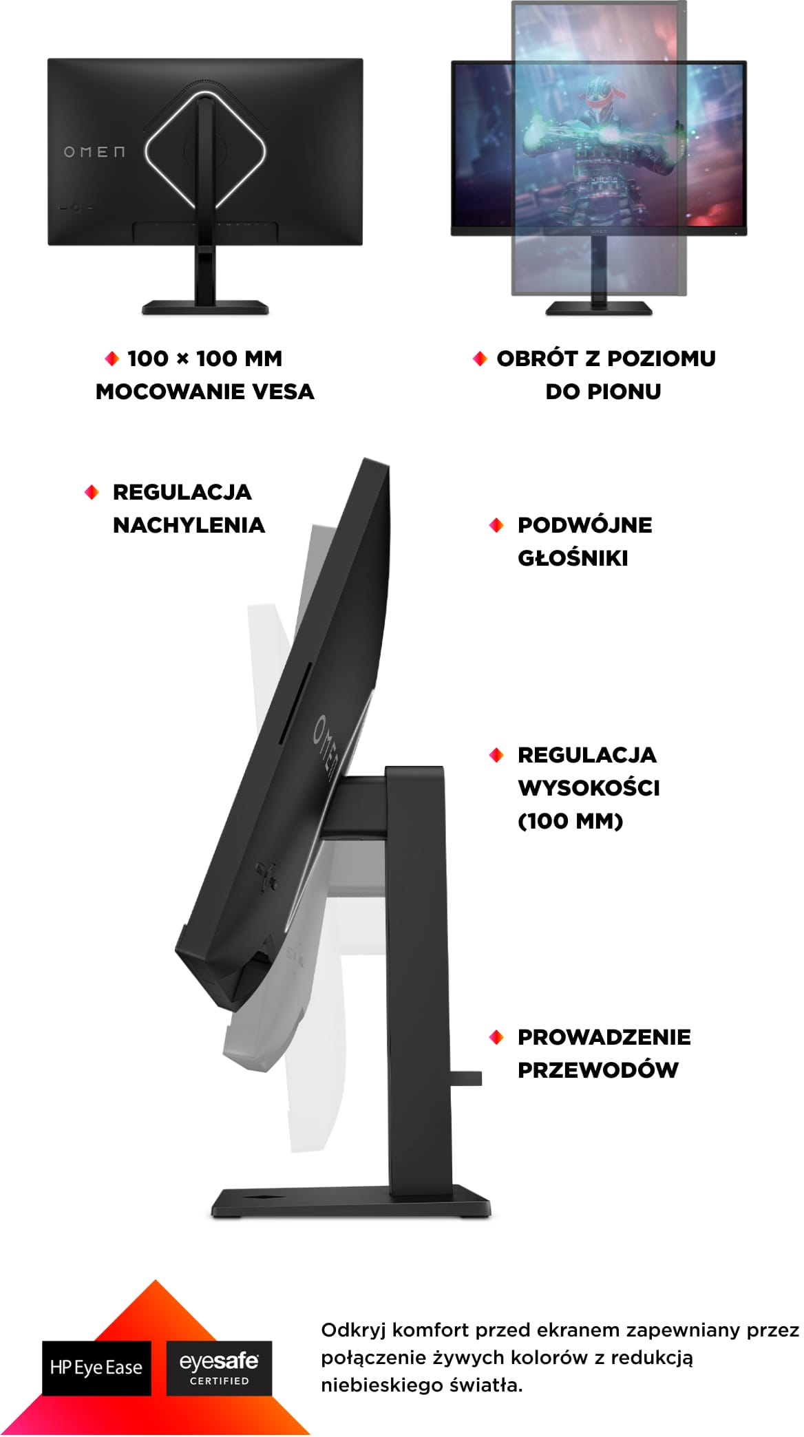 HP MONITOR GAMINGOWY OMEN 27K