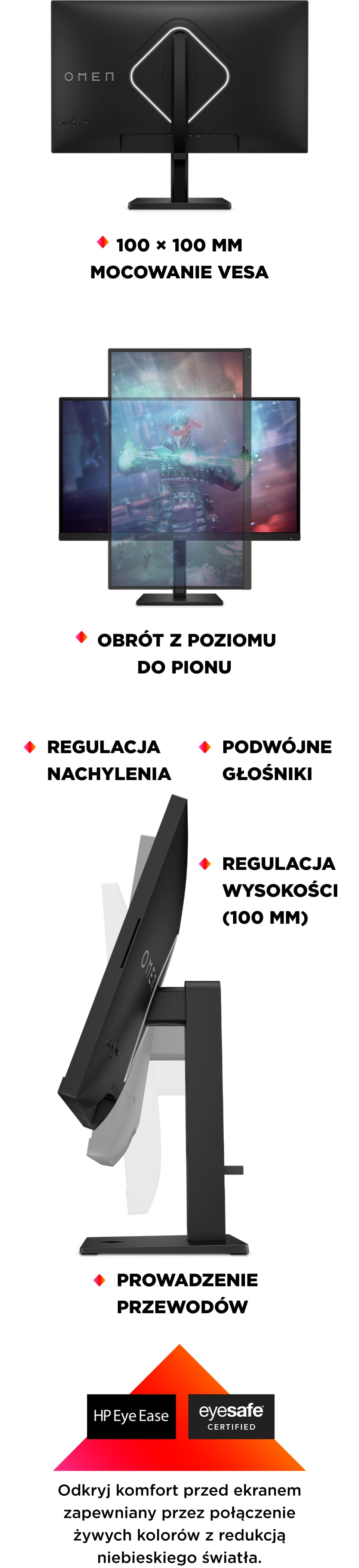 HP MONITOR GAMINGOWY OMEN 27K