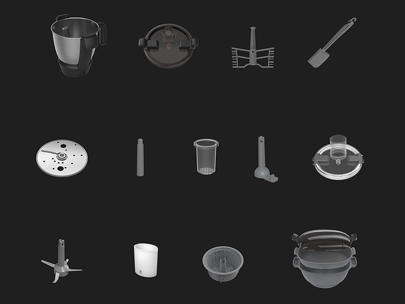 Повний комплект робота GastroLab CR1S з деталями та аксесуарами