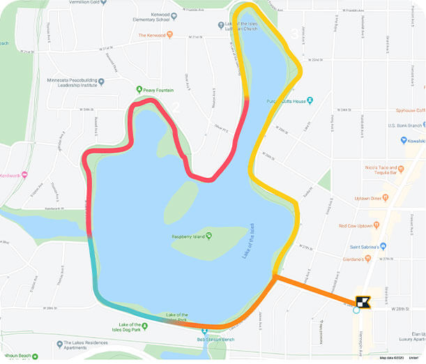 Mapa intensywności treningu - zdjęcie