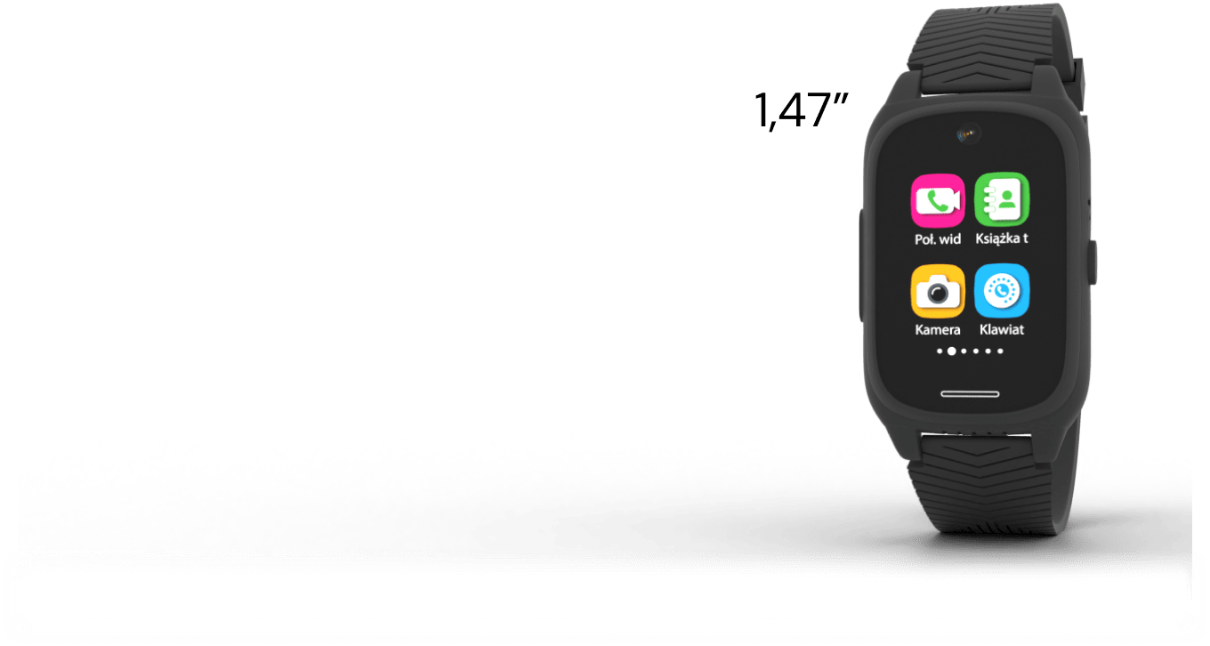 Smartwatch opaska SOS przystosowana do wymagań osób starszych