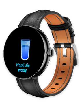 Smartwatch dla kobiet przypominający o piciu wody