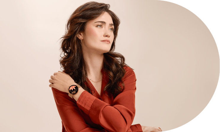 Elegancki smartwatch damski z kalendarzem