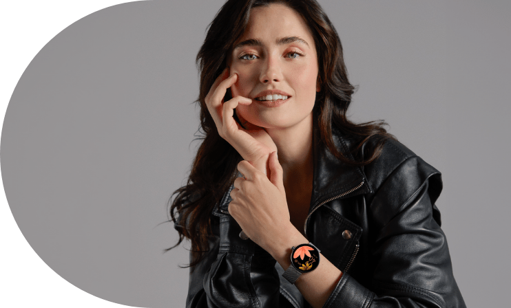 Elegancki smartwatch damski z grami