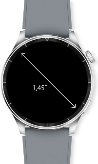 Smartwatch z dużym, męksim ekranem