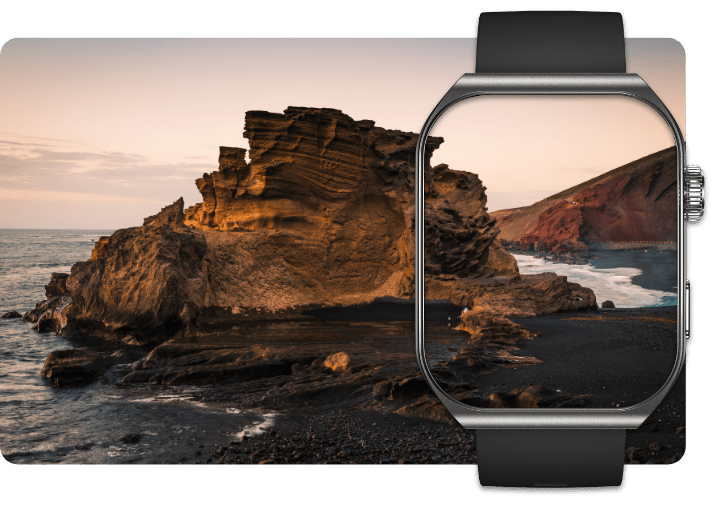 Smartwatch męski z ekranem AMOLED