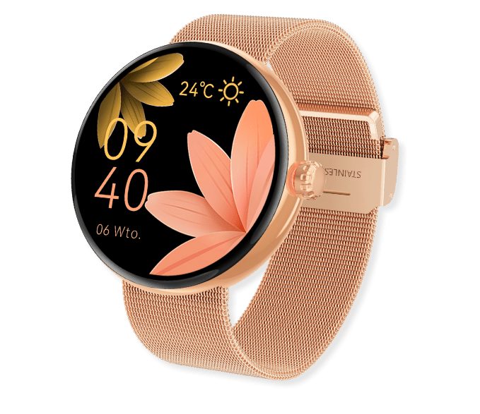 Biżuteryjny smartwatch Forever Forevive 5 Fashion