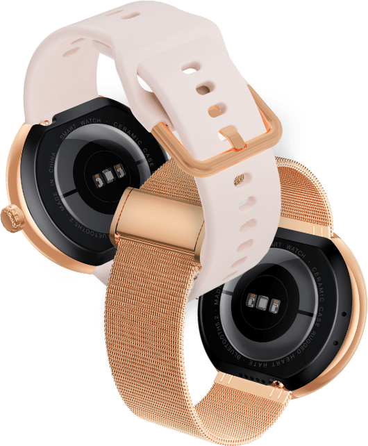 Smartwatch damski z wymiennymi paskami