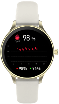 Damski smartwatch z pomiarem natlenienia krwi