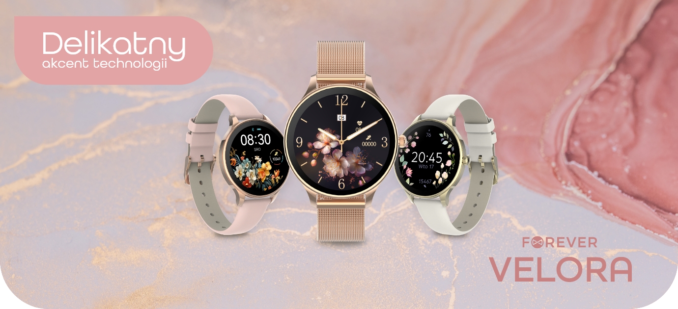 Smartwatch slim dla kobiet Velora