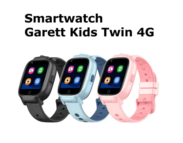 Smartwatch Garett Kids Twin 4G 56mm GPS LTE Czarny - Opinie, Cena - RTV  EURO AGD