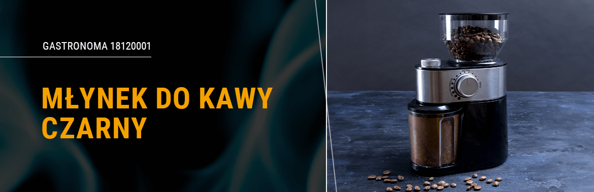 Gastronoma Młynek do kawy czarny 18120001