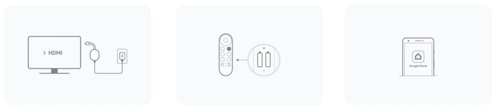 GOOGLE CHROMECAST 4.0 HD GOOGLE TV WIFI WHITE