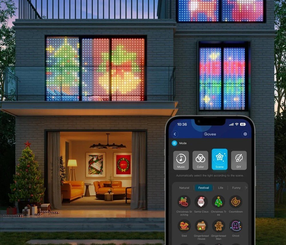 GOVEE H70B1 WIFI & BLUETOOTH CURTAIN LIGHT