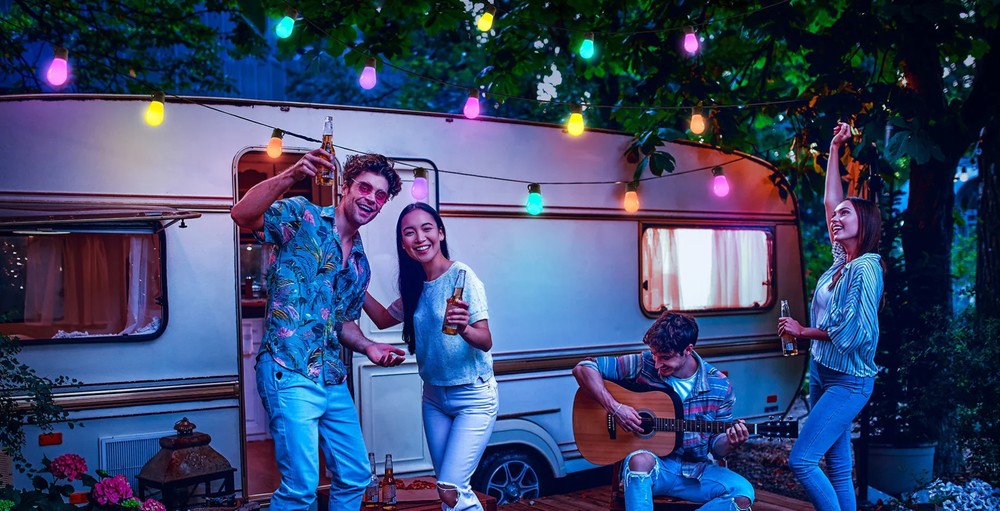 Govee H7020 RGBIC Smart Outdoor String Lights