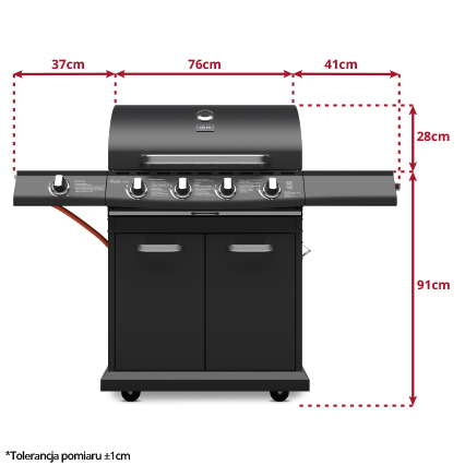 Розміри гриля