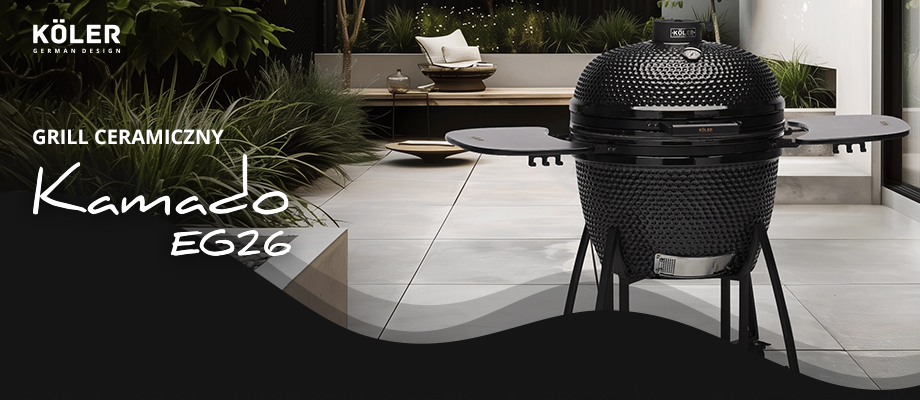 Вугільний керамічний гриль Kamado Köler EG26