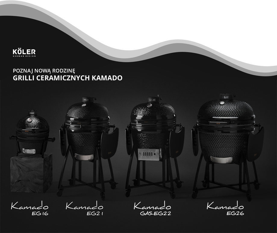 Вугільний керамічний гриль Kamado Köler EG22